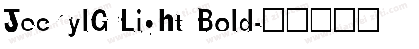 JeckylGrLight Bold字体转换